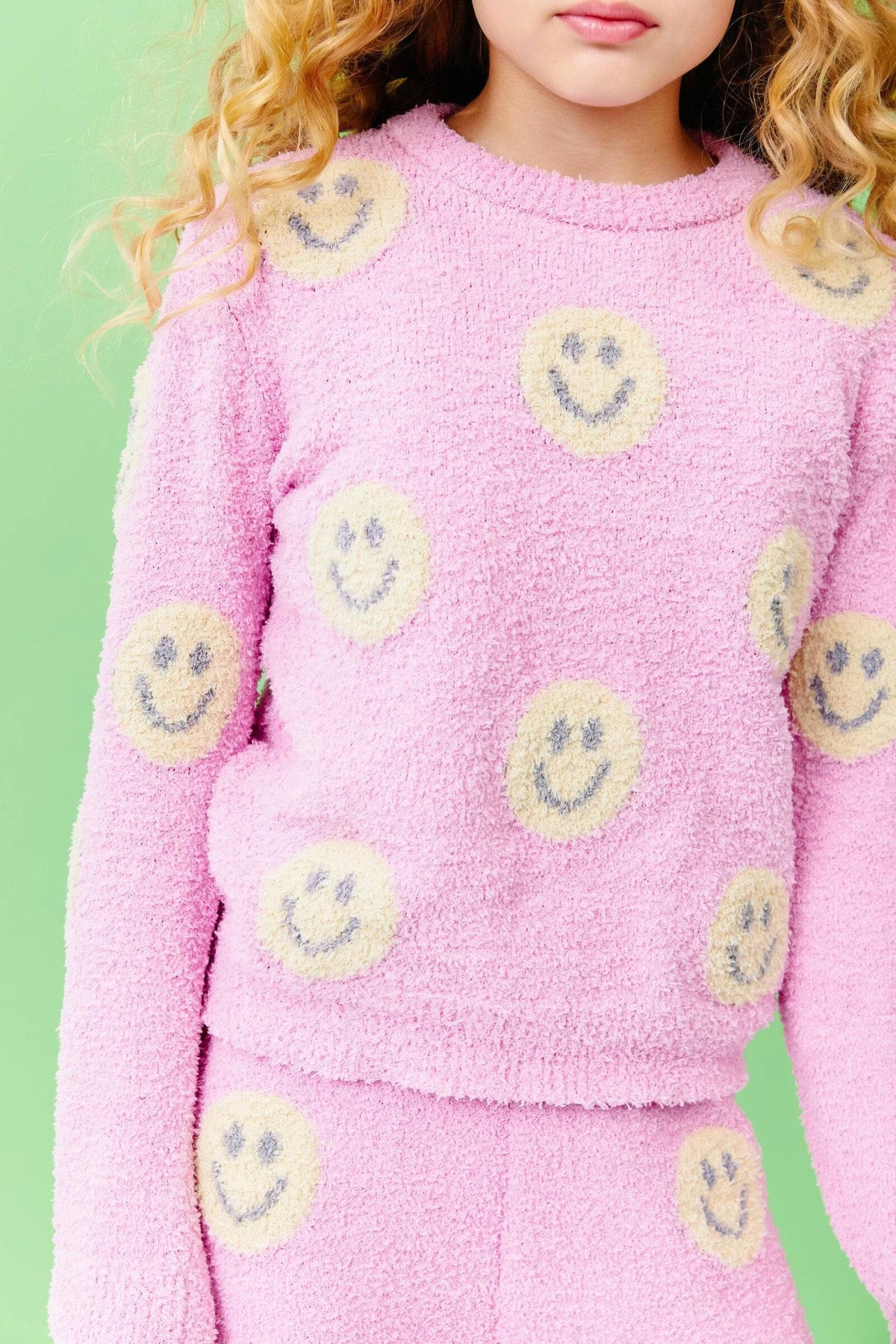 Pinky Fuzzy Smiley Emoji Set from Anderson Parker