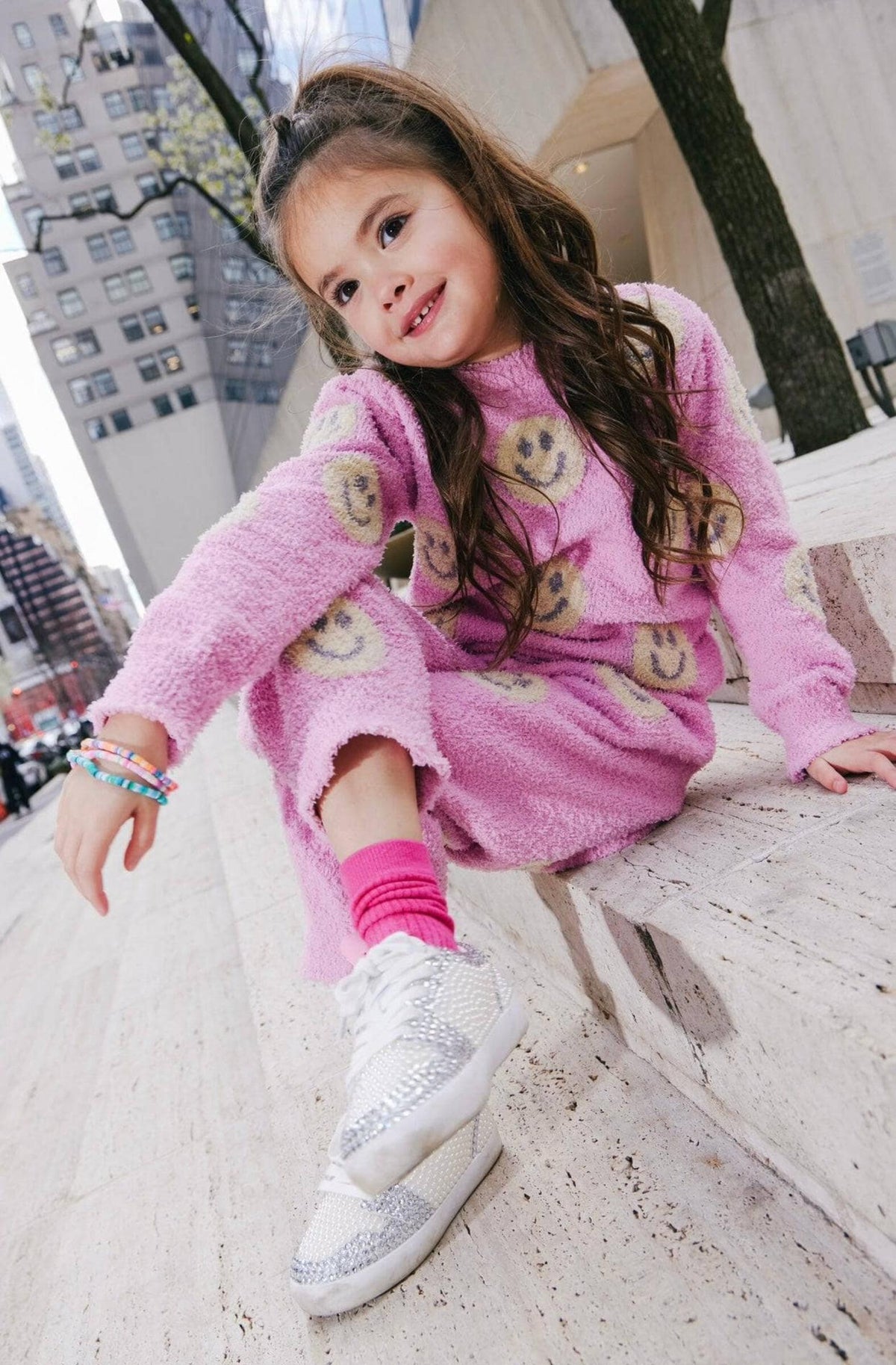Pinky Fuzzy Smiley Emoji Set from Anderson Parker
