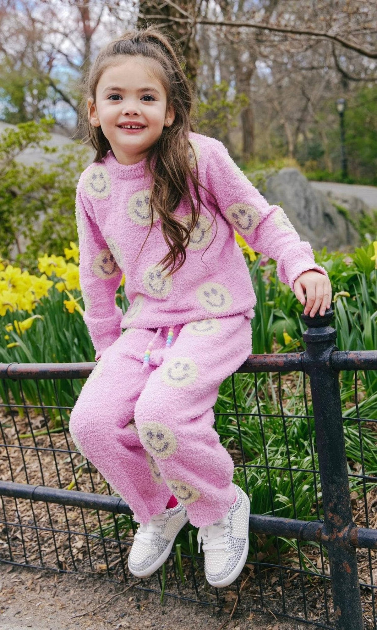 Pinky Fuzzy Smiley Emoji Set from Anderson Parker