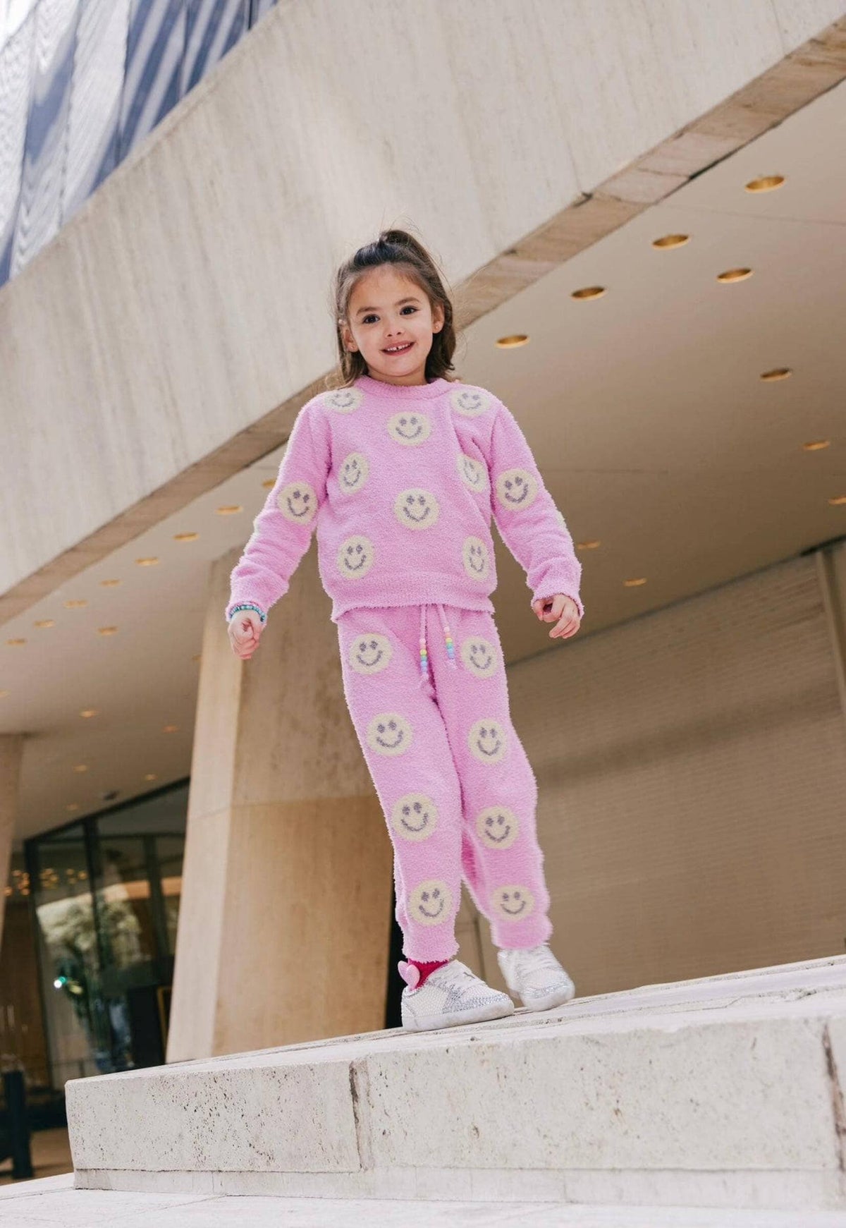 Pinky Fuzzy Smiley Emoji Set from Anderson Parker