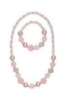 Pinky Pearl Necklace & Bracelet Set from Anderson Parker