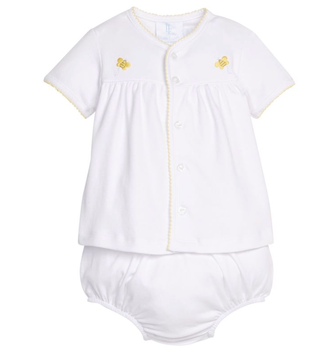 Pinpoint Layette Knit Set - Bee from Anderson Parker
