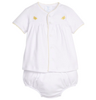 Pinpoint Layette Knit Set - Bee from Anderson Parker