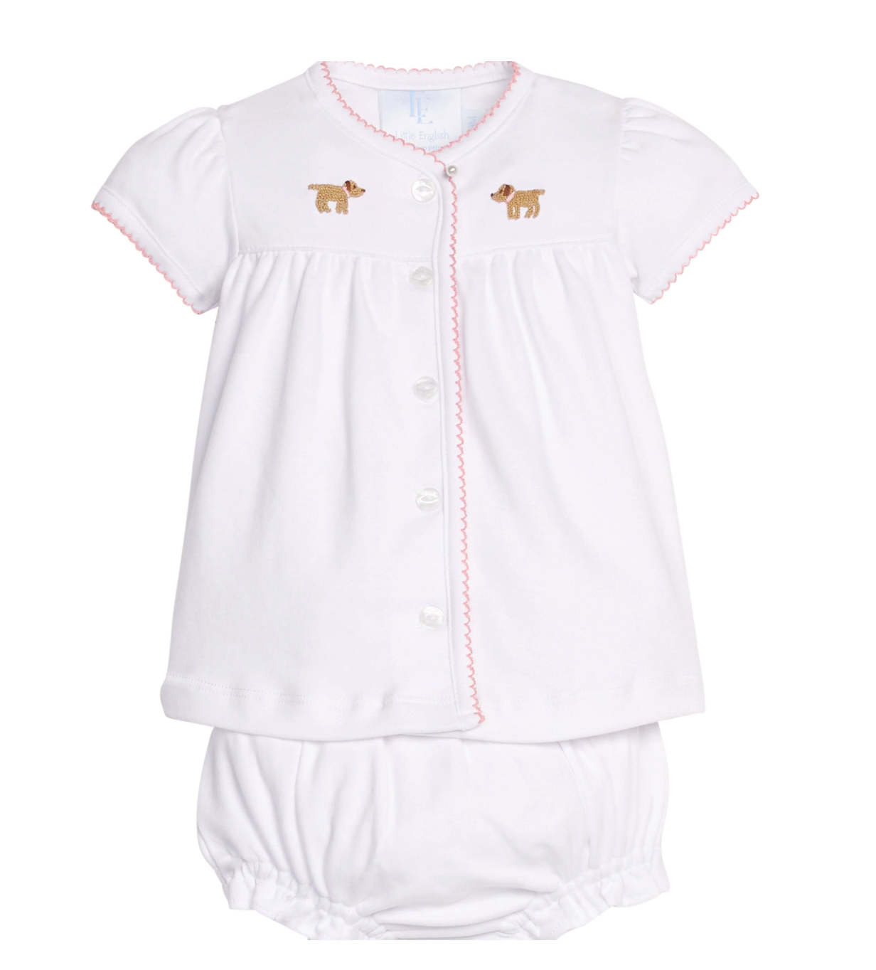 Pinpoint Layette Knit Set - Girl Lab from Anderson Parker
