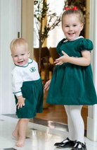 Pique And Velvet Long Sleeve All In One Shortall from Anderson Parker