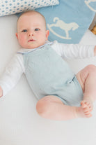 Pointelle Knit Bubble - Light Blue from Anderson Parker