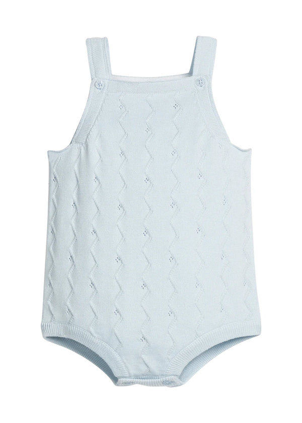 Pointelle Knit Bubble - Light Blue from Anderson Parker