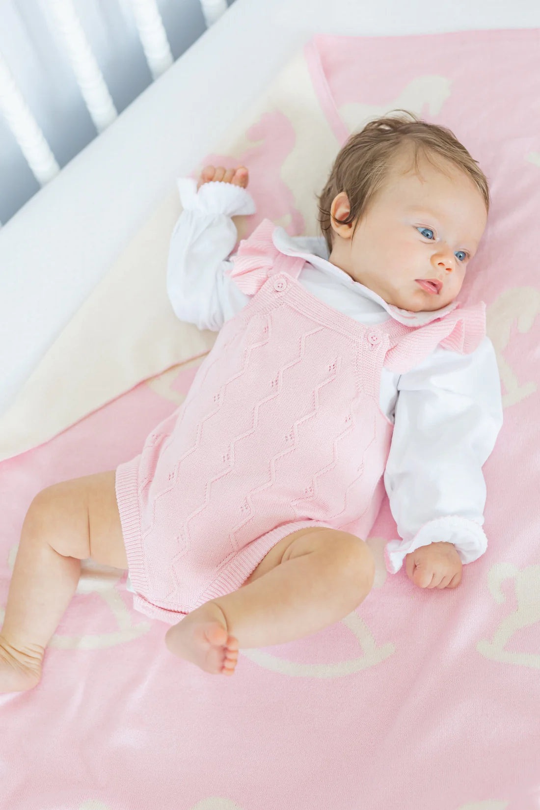 Pointelle Knit Bubble - Light Pink from Anderson Parker