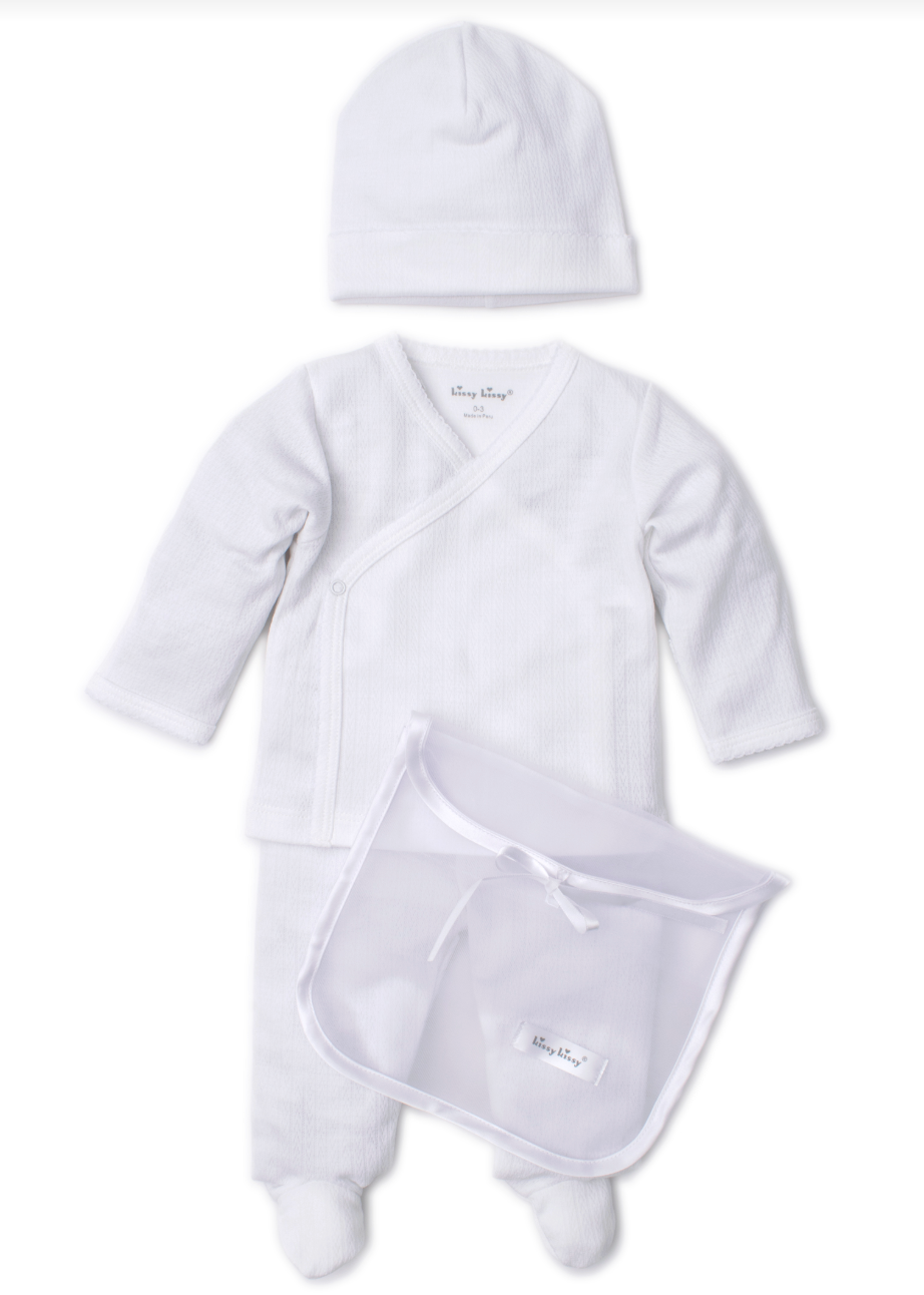 Pointelle Set - White from Anderson Parker