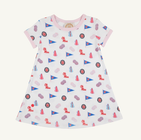 Polly Play Dress Short Sleeve - Gawsh Almighty/Palm Beach Pink from Anderson Parker
