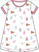 Polly Play Dress Short Sleeve - Gone to Texas/Hamptons Hot Pink from Anderson Parker