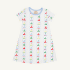 Polly Play Dress - Short Sleeve - Set Sail/Beale Street Blue from Anderson Parker
