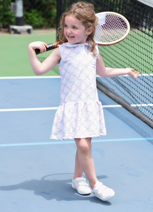 Polo Dress - Floral Trellis from Anderson Parker