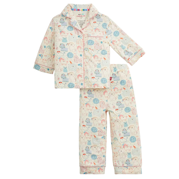 Poodle Pawlor L/s Pj Set W/ Piping from Anderson Parker