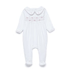 Poppy Smocked Footie - Light Pink from Anderson Parker