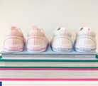 Prep Step Sneakers - Palm Beach Pink with Palm Beach Pink Stripe from Anderson Parker