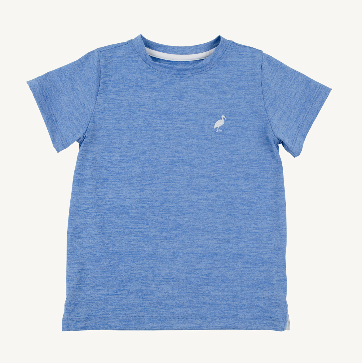 Prepletic Carter Crewneck - Sunrise Blvd Blue (Heathered)/Worth Ave White from Anderson Parker