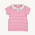 Prepletic Preppy Polo - Pier Party Pink Stripe/Worth Ave White from Anderson Parker