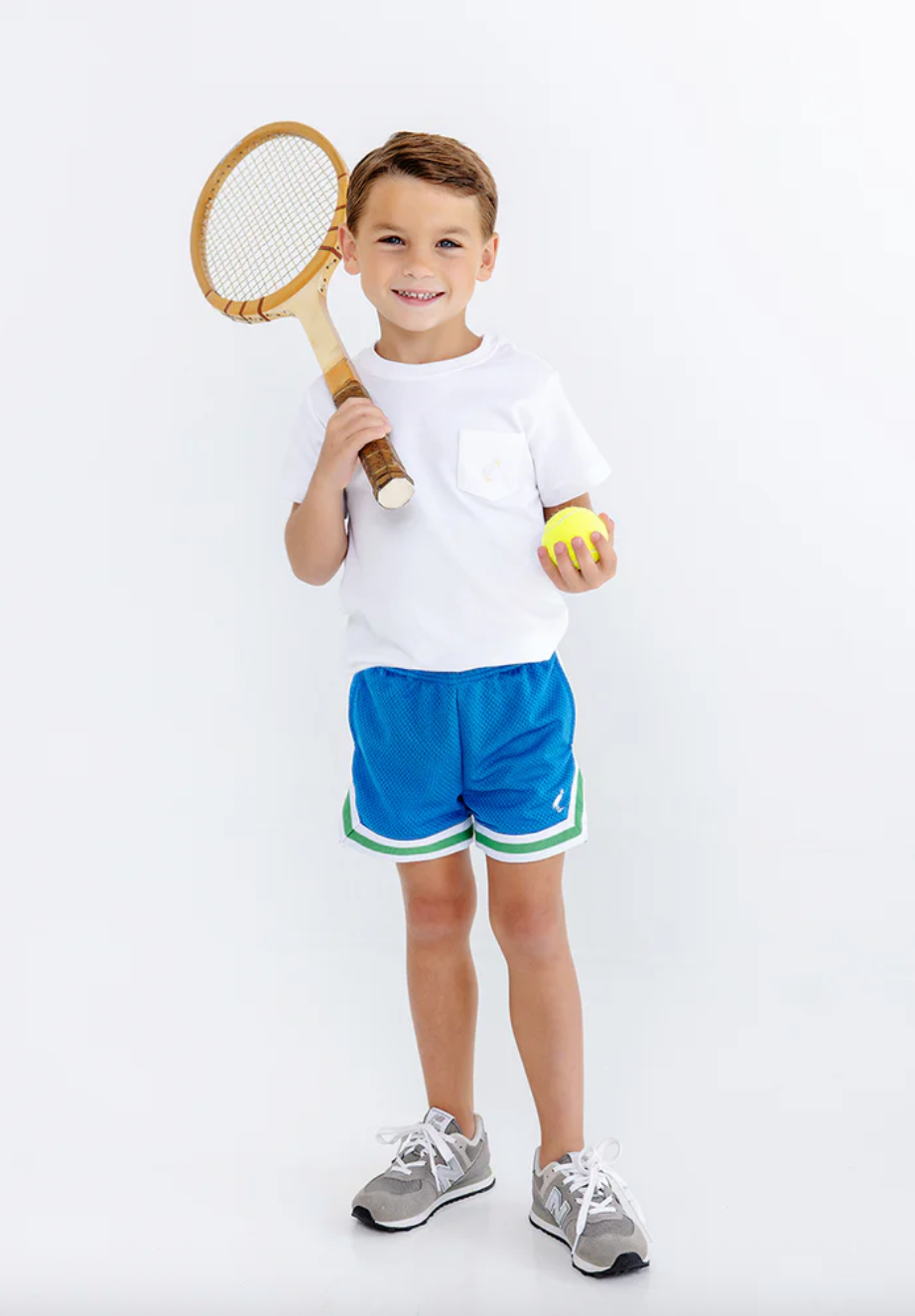 Prepletic Sheppy Shorts - Wood Boat Blue with Kiawah Kelly Green & Worth Avenue White Stork from Anderson Parker