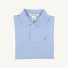 Prim And Proper Polo Ls Pima Onesie - Beale Street Blue/Barrington Blue from Anderson Parker