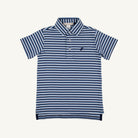 Prim And Proper Polo - Sumner County Stripe (Barbados Blue)/Nantucket Navy from Anderson Parker