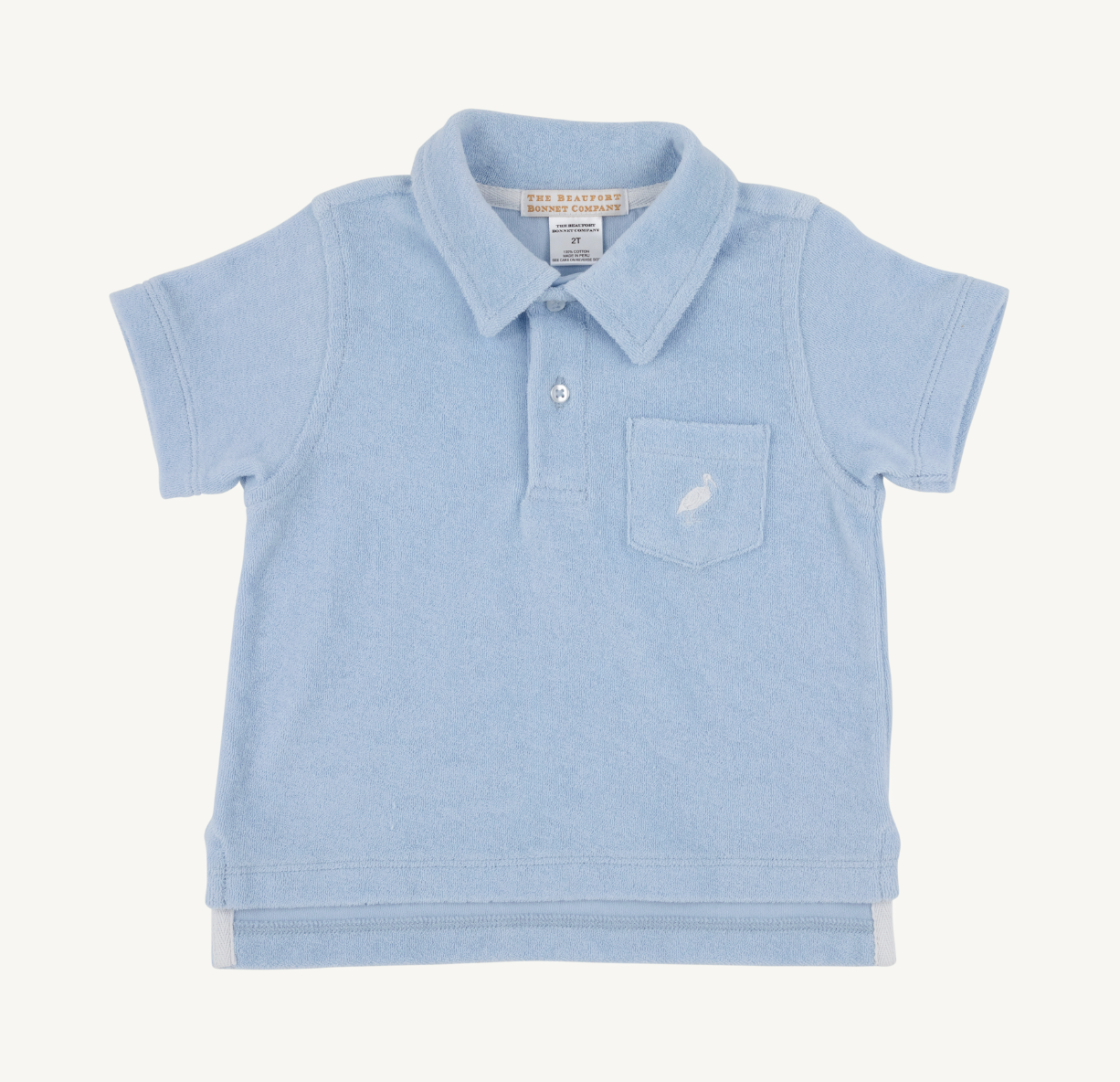 Prim And Proper Polo - Terrycloth - Beale Street Blue/Worth Ave White from Anderson Parker
