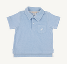 Prim And Proper Polo - Terrycloth - Beale Street Blue/Worth Ave White from Anderson Parker