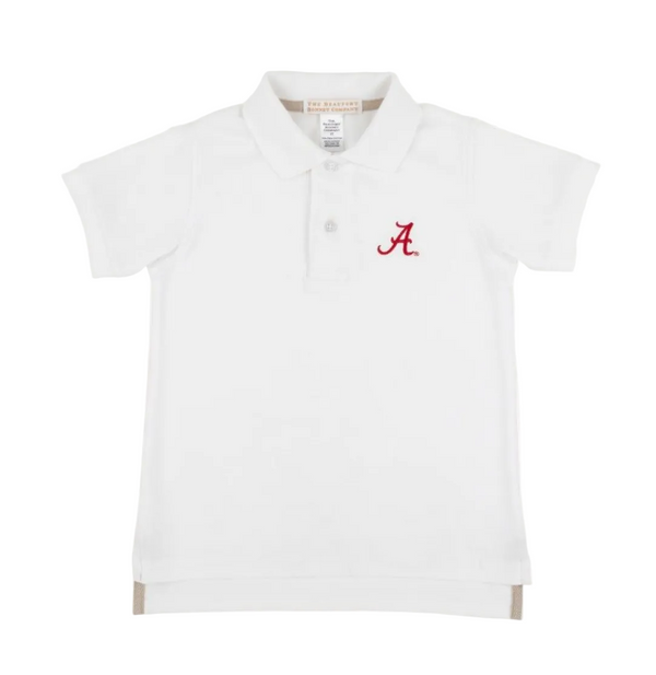 Prim & Proper Polo & Onesie - Worth Ave White/Worth Ave White/Alabama from Anderson Parker
