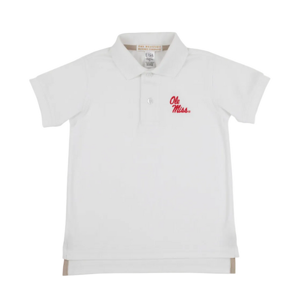 Prim & Proper Polo & Onesie - Worth Ave White/Worth Ave White/Ole Miss from Anderson Parker