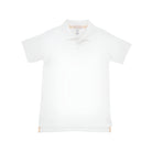 Prim and Proper Polo & Onesie Worth Avenue White with Multicolor Stork from Anderson Parker