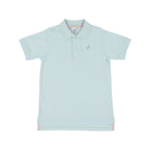 Prim and Proper Polo - Sea Island Seafoam with Beale Street Blue Multicolor Stork from Anderson Parker