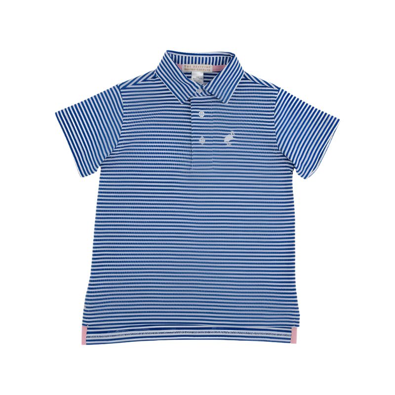Prim and Proper Rockefeller Royal Stripe with Worth Avenue White Stork - Anderson Parker