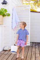 Prim and Proper Rockefeller Royal Stripe with Worth Avenue White Stork from Anderson Parker