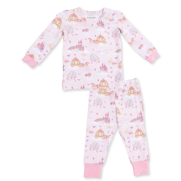 Princess Unicorns And Castle - Long Sleeve Loungewear Set from Anderson Parker