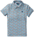 Pro Performance Short Sleeve Polo - Rainbow Trout Print from Anderson Parker
