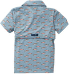 Pro Performance Short Sleeve Polo - Rainbow Trout Print from Anderson Parker