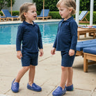 Prodigy Driver Loafers - Navy Peony from Anderson Parker