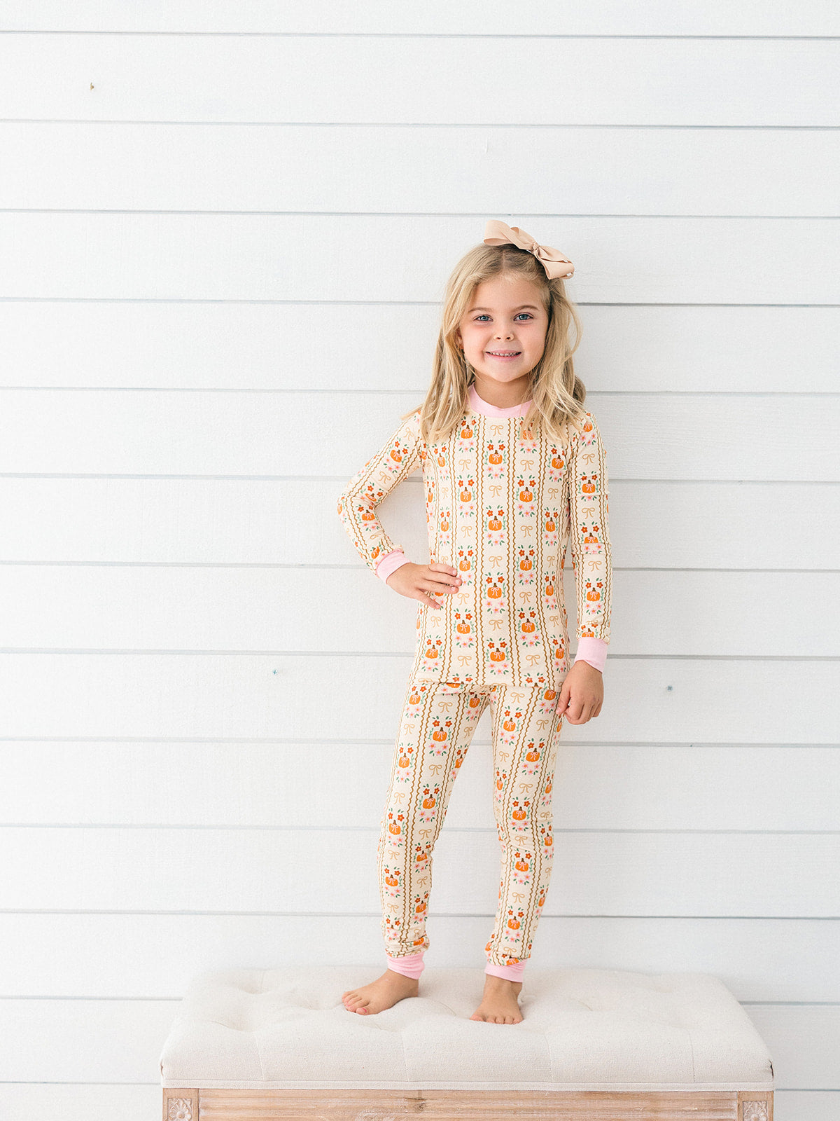 Pumpkin Darling PJ Set from Anderson Parker