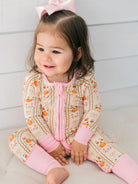 Pumpkin Darling Ruffle Romper from Anderson Parker