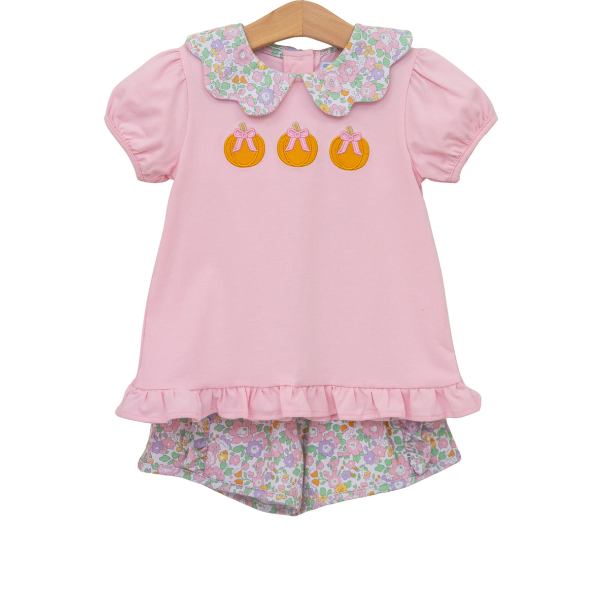 Pumpkin Floral Short Set from Anderson Parker