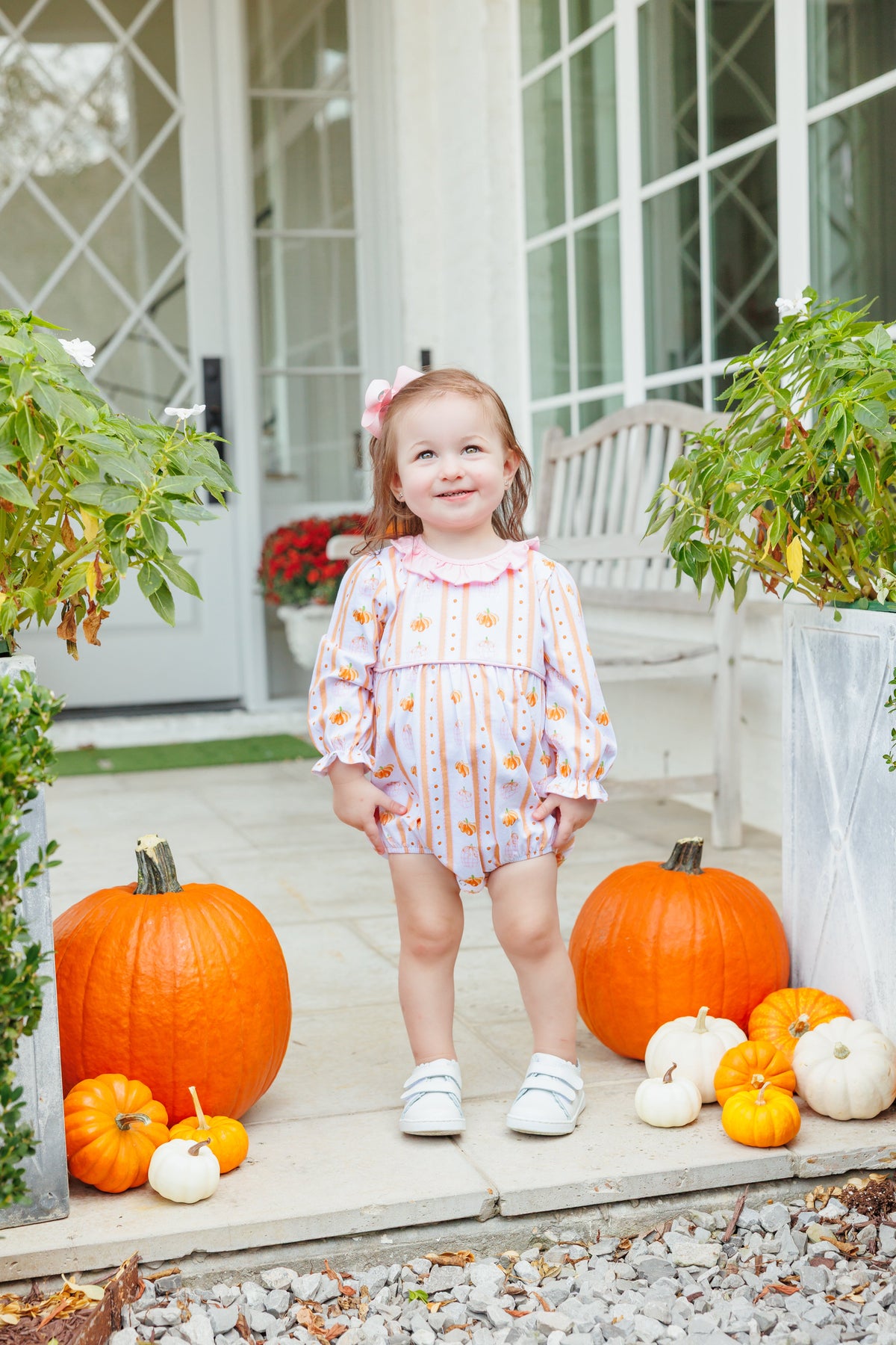 Pumpkin Patch Ruffle Bubble from Anderson Parker