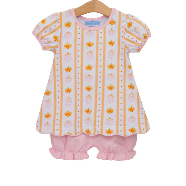 Pumpkin Patch Scalloped Bloomer Set from Anderson Parker