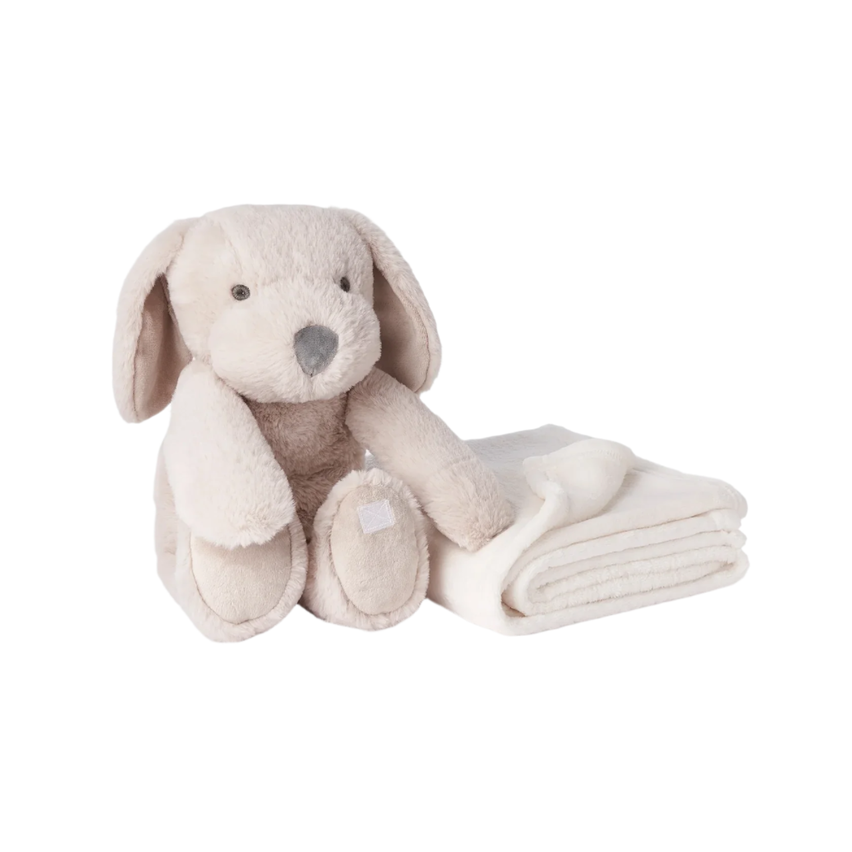 Puppy Bedtime Huggie Plush Toy with Blanket from Anderson Parker