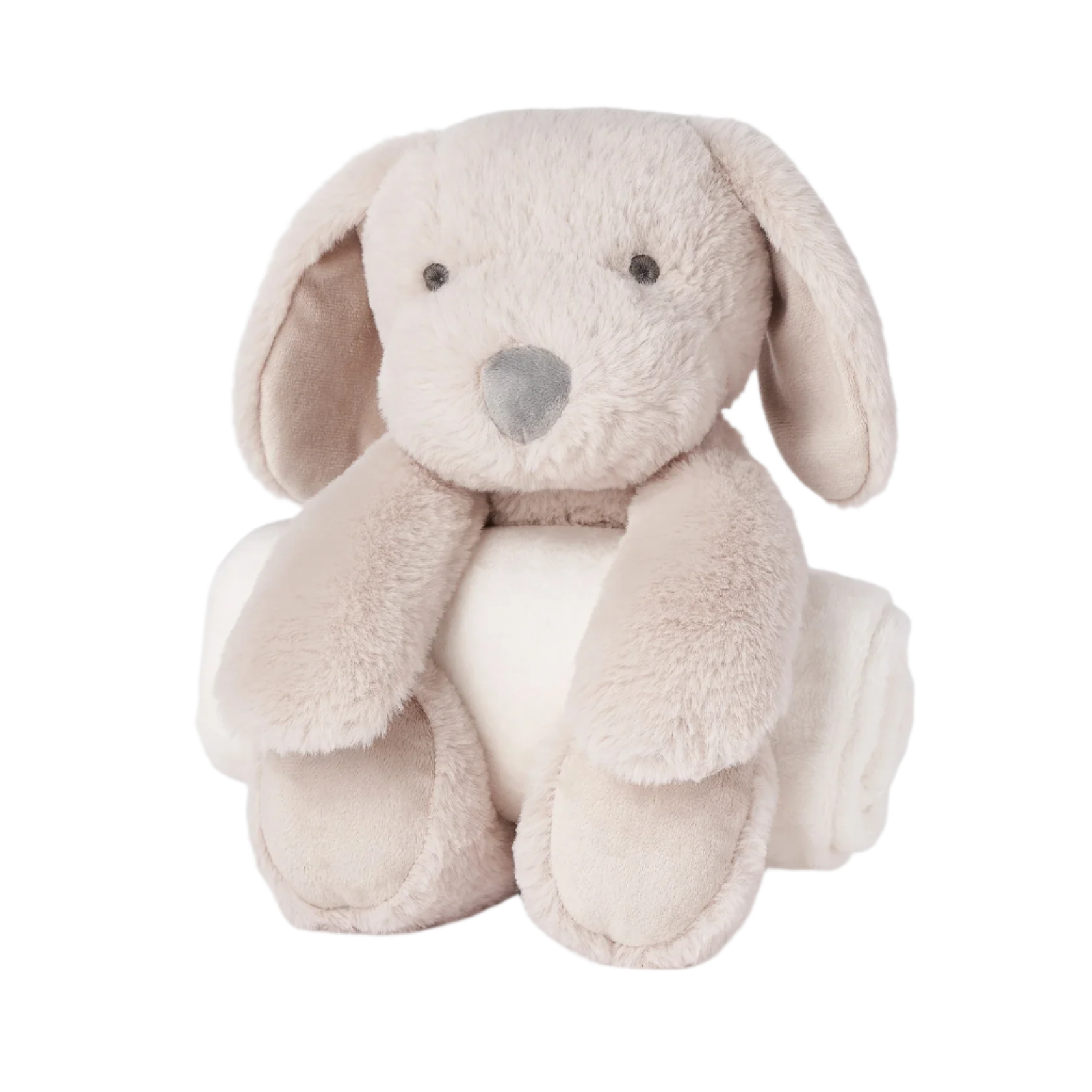 Puppy Bedtime Huggie Plush Toy with Blanket from Anderson Parker