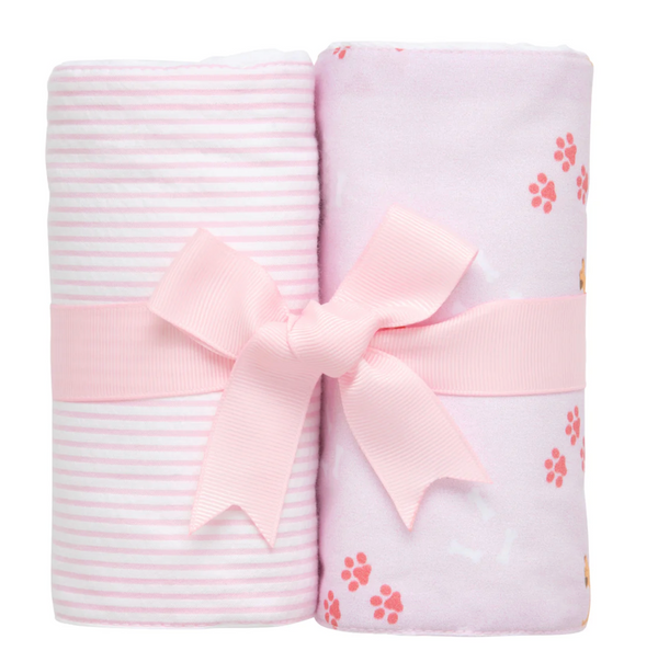 Puppy Set of Two Burps - Pink from Anderson Parker
