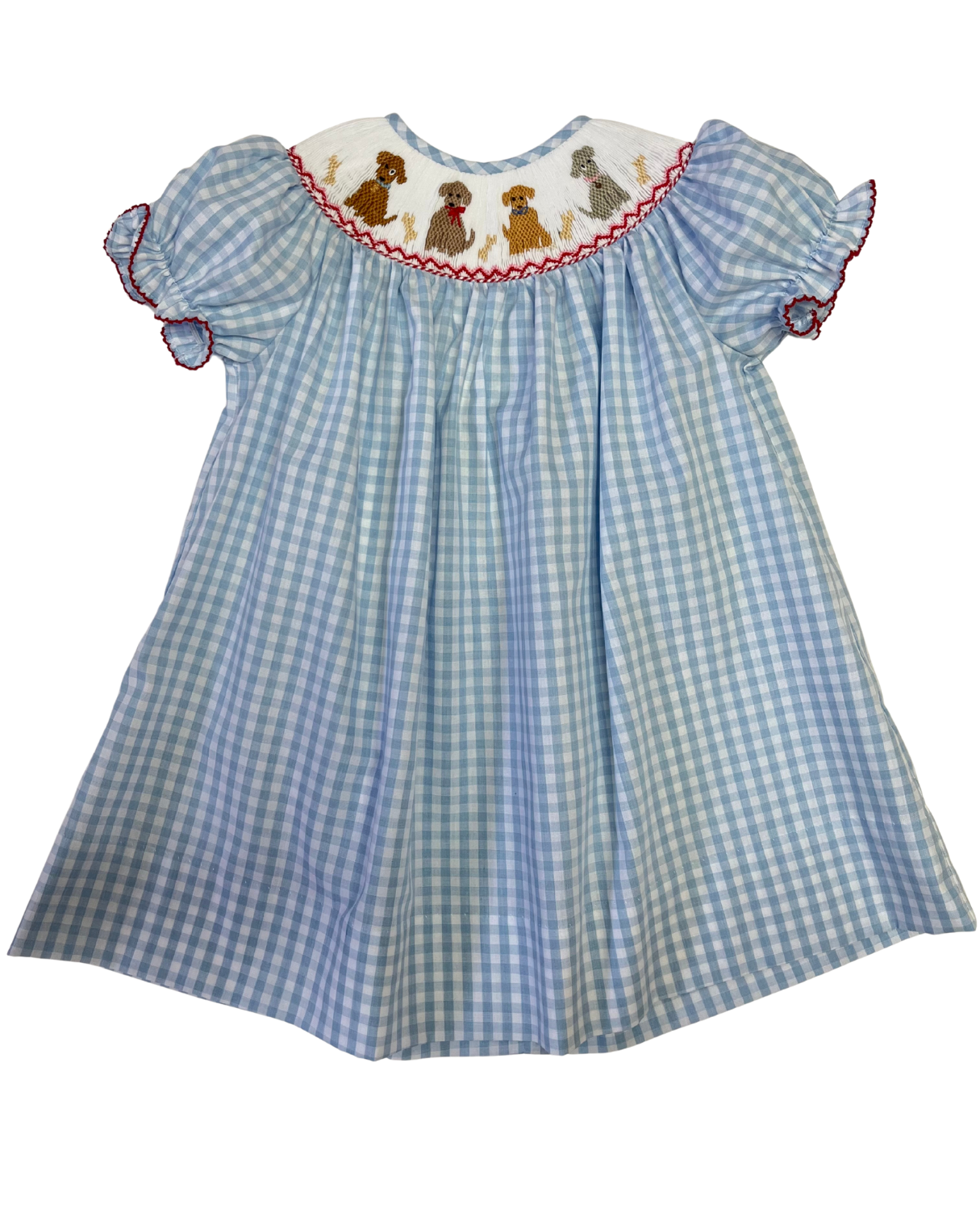 Pups Smocked Bishop Dress from Anderson Parker