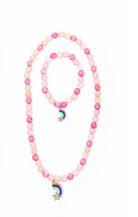 Purple Rainbow Necklace & Bracelet Set from Anderson Parker