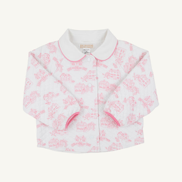 Quinn Coat - Toddington Toile/Worth Ave White from Anderson Parker