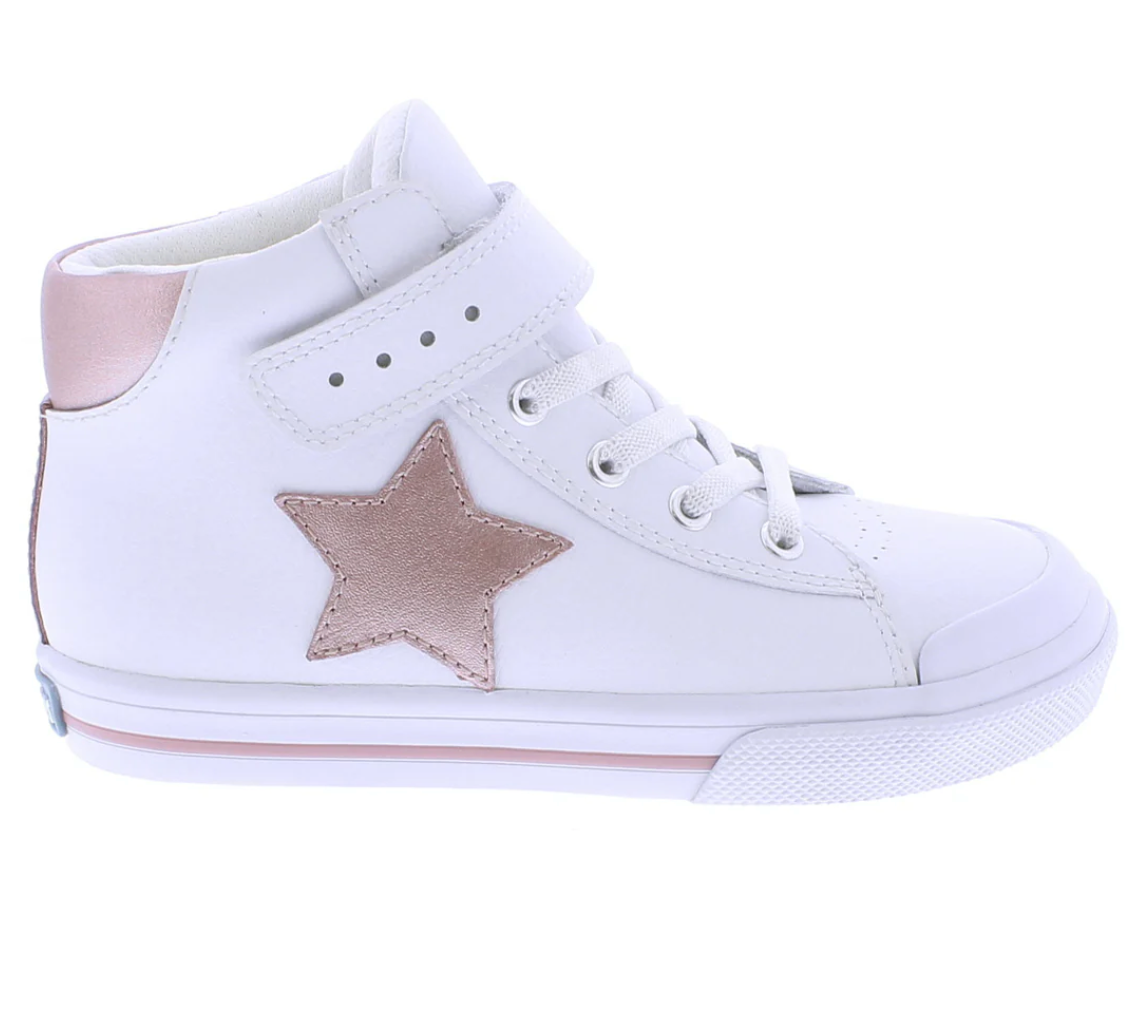 RILEY - V105-106 - White/Rose Leather from Anderson Parker