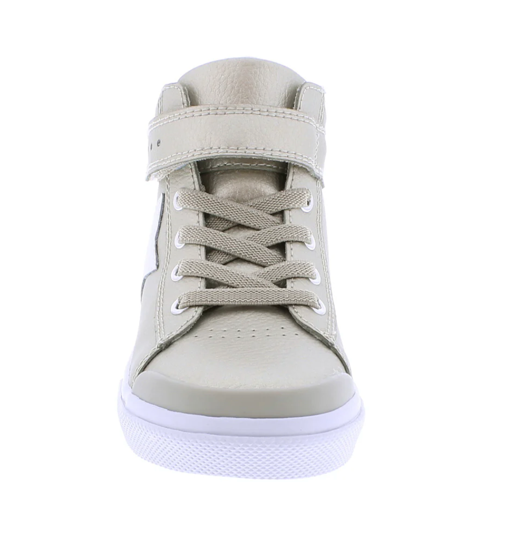 RILEY - V105-270 - Gold/White Leather from Anderson Parker